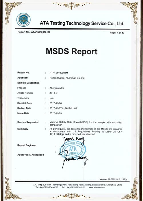 MSDS-8011
