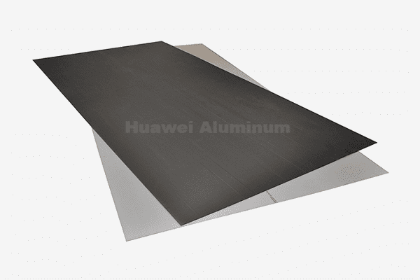 black aluminum sheet