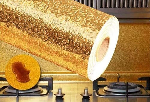 golden aluminum foil for cooking