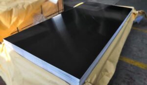 black aluminium sheet