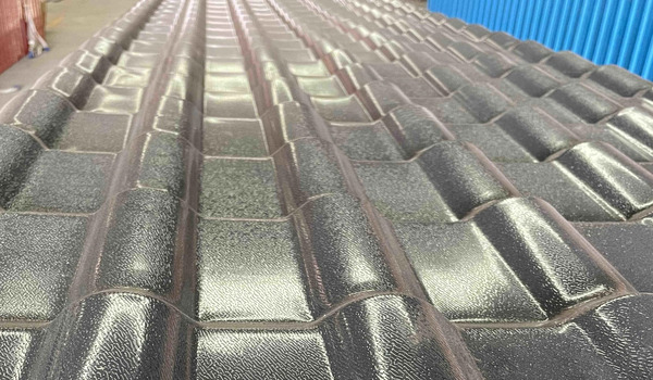 Roofing tile embossed aluminum sheet 