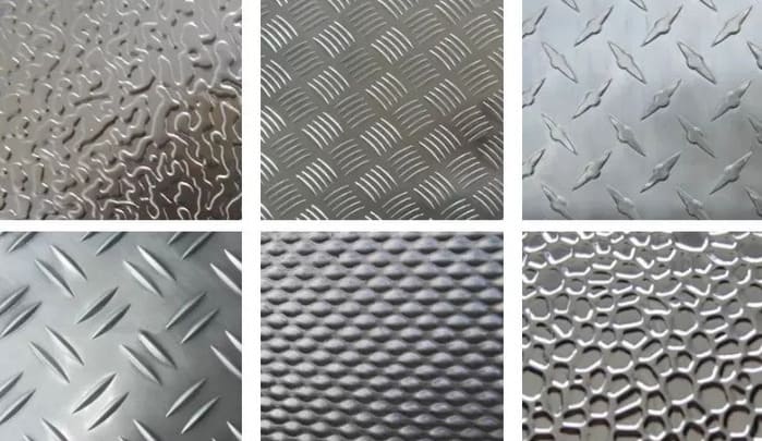 embossed aluminum sheet 