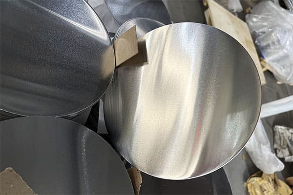 1050 Hot Rolled Aluminium Disc Surface Display